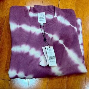 Cinq a Sept Purple Tie-Dye Sweater